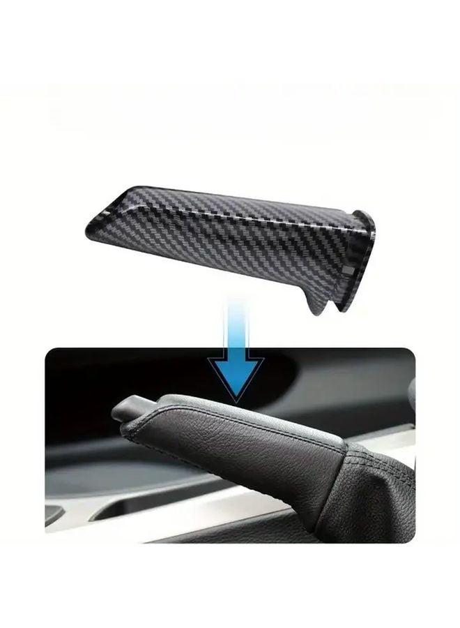 Carbon Fiber Pattern Handbrake Grip Cover Upgrade Quality for BMW 1 2 3 4 5 6 7 Series - Image 3